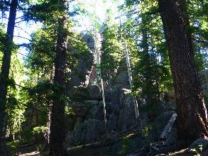 wwhite-mountains-2014-day4-6  Spires in forest.jpg (483473 bytes)
